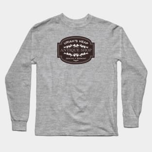 Uriah’s Heap Antique Shop, Jericho, Vermont- Wednesday Addams Long Sleeve T-Shirt